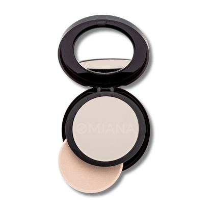 Omiana Natural Cosmetics Foundation Fair Porcelain Mattifying Pressed Mineral Foundation - Boron nitride-free, talc-free, & More!