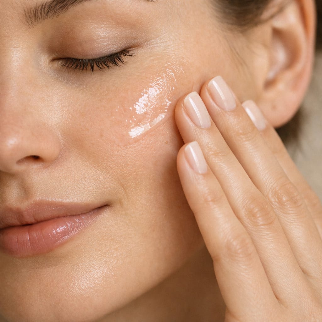 Omiana Natural Cosmetics Oil Moisture Balance Hyaluronic Serum – Lightweight, Hydrating Serum for Sensitive Skin