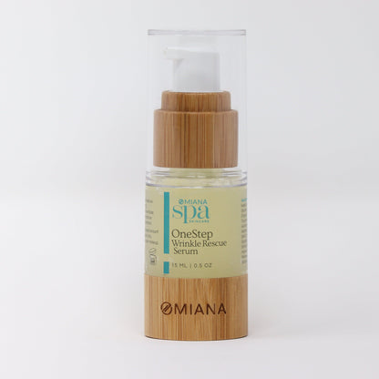 Omiana Natural Cosmetics Serum OneStep Wrinkle Rescue Serum - Made without GMOs, Toxins, Artificial Fragrances, & More!