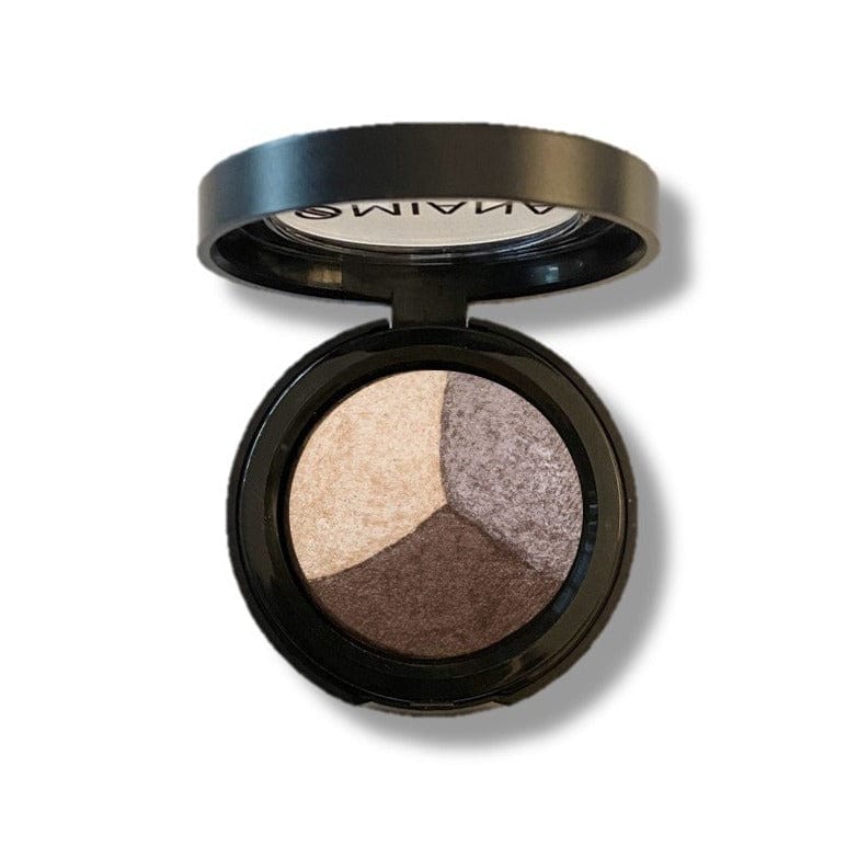 Omiana Natural Cosmetics Eyeshadow Browns Creamy Baked Mineral Eyeshadow Trios - Titanium Dioxide-Free, & More!